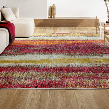 Contemporary Pop Modern Abstract Vintage Area Rug